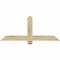 Ekena Millwork Eugene Rough Sawn Timber Gable Bracket, Douglas Fir, 48"W x 20"H x 2"D x 4"F, 10/12 Pitch GBW048X20X0204EUG00RDF - alternate 1